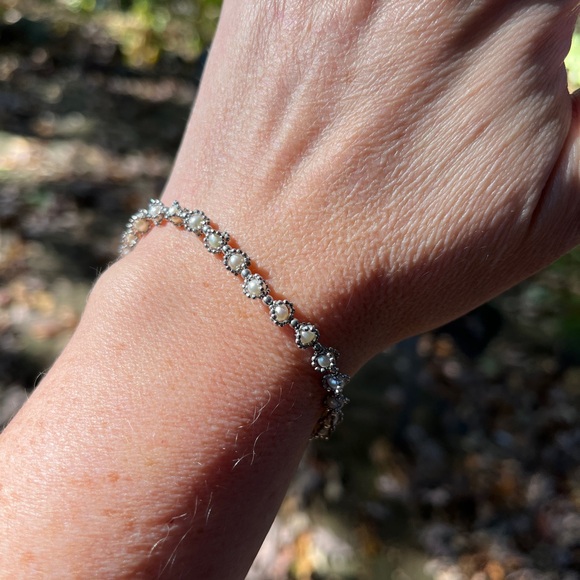 Effy freshwater pearl and sterling bracelet NWOT - Picture 6 of 6